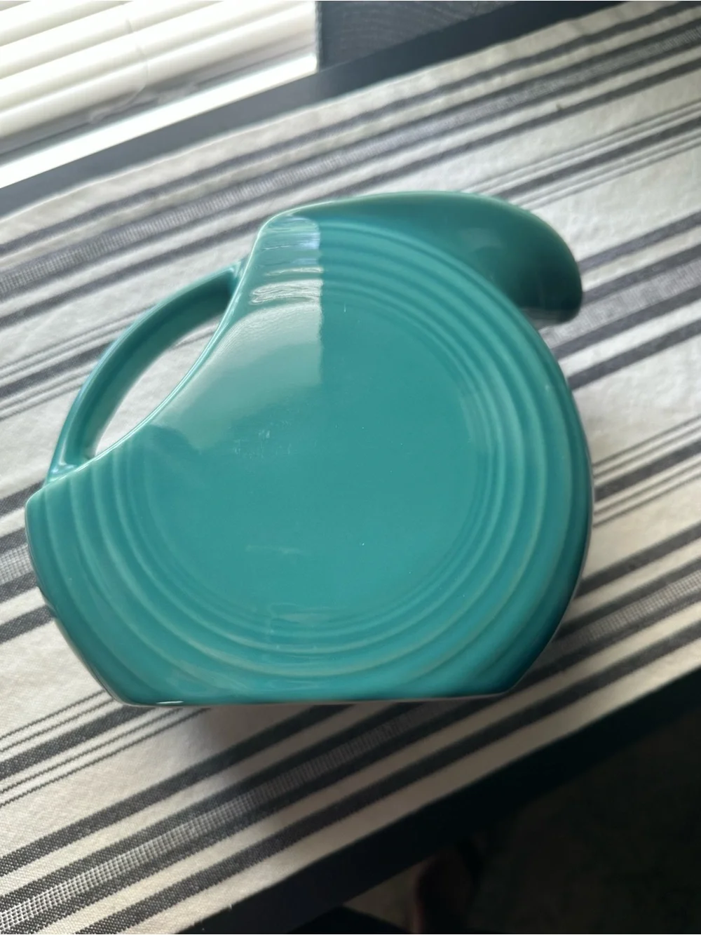 Fiestaware Turquoise Pitcher